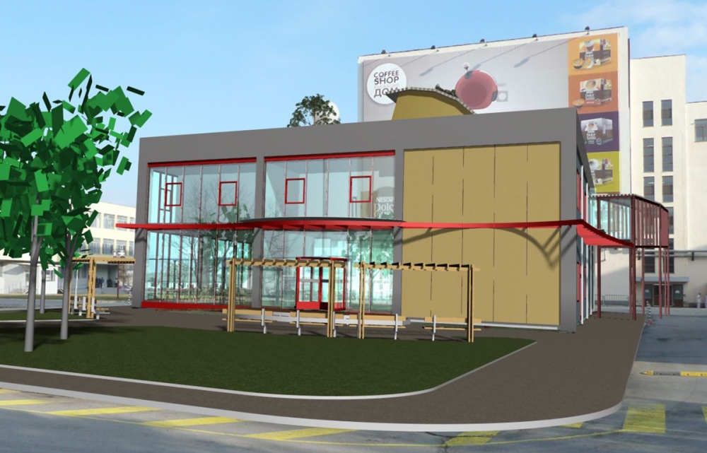 NESTLE NEW CANTEEN - ENTRANCE VIEW